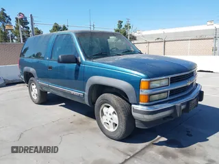 1994 Chevrolet Blazer with VIN 1GNEK18K9RJ341925, listed as a IAAI auction lot 42763358 with 173,793 mi miles and . Bid and sale history available at DreamBid. Image 1.