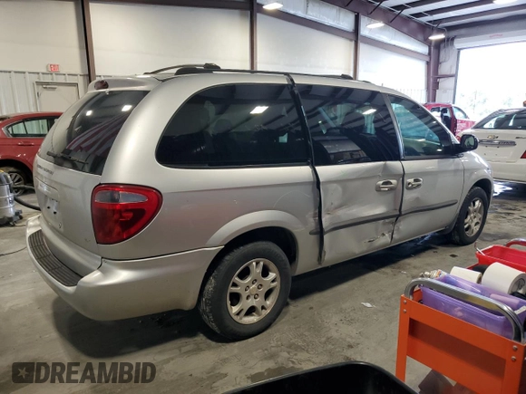 2002 Dodge Caravan EX with VIN 2B8GP74L52R545395, listed as a Copart auction lot 73594244 with 294,390 mi miles and Salvage Title. Bid and sale history available at carsss.com. Image 3.
