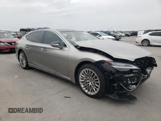 2024 Lexus LS 500 z VIN JTHD51FF8R5020127, wystawiony jako Copart lot #57173835 z przebiegiem 5 020 mil mil oraz Szkoda całkowita • Salvage title. Historia ofert i sprzedaży dostępna na DreamBid. Obrazek 4.