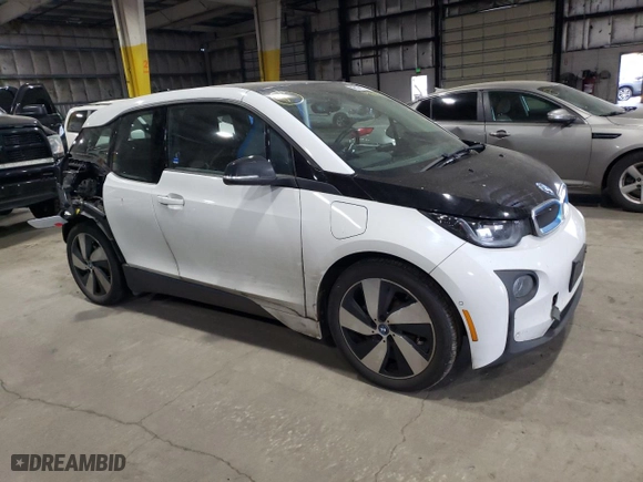 2017 BMW i3 with VIN WBY1Z8C37HV891867, listed as a Copart auction lot 48141123 with 0 mi miles. Bid and sale history available at carsss.com. Image 4.