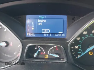 2014 Ford Focus SE with VIN 1FADP3F22EL112110, listed as a IAAI auction lot 41582585 with 107,285 mi miles. Bid and sale history available at carsss.com. Image 7.