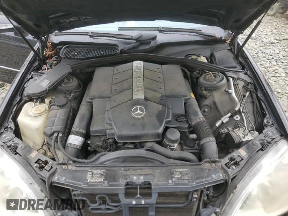 2003 Mercedes-Benz S-Class 5.0L with VIN WDBNG75J33A317473, listed as a Copart auction lot 76307394 with 6,637 mi miles and Clean Title. Bid and sale history available at carsss.com. Image 11.
