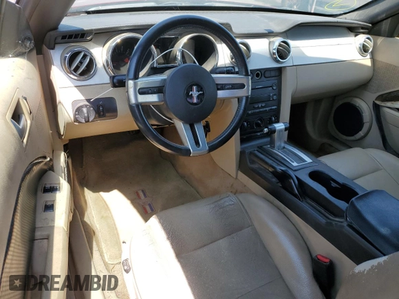 2007 Ford Mustang Deluxe with VIN 1ZVFT84N575271099, listed as a Copart auction lot 59233515 with 214,628 mi miles and Clean title. Bid and sale history available at DreamBid. Image 8.