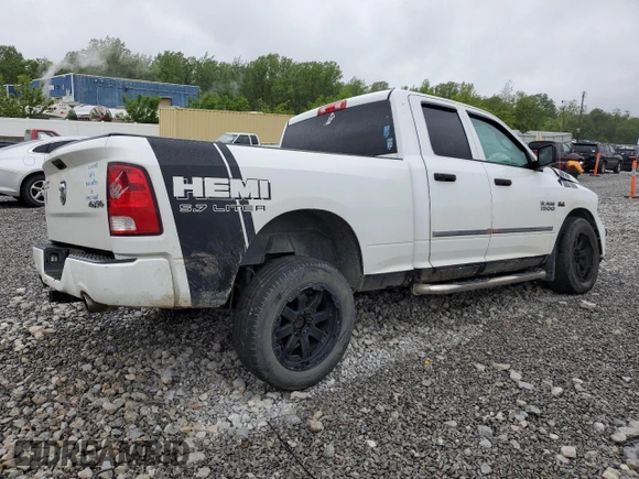 2017 Ram 1500 Express z VIN 1C6RR7FT3HS504329, wystawiony jako Copart lot #58144275 z przebiegiem 114 090 mil mil oraz Szkoda całkowita • Salvage title. Historia ofert i sprzedaży dostępna na DreamBid. Obrazek 3.
