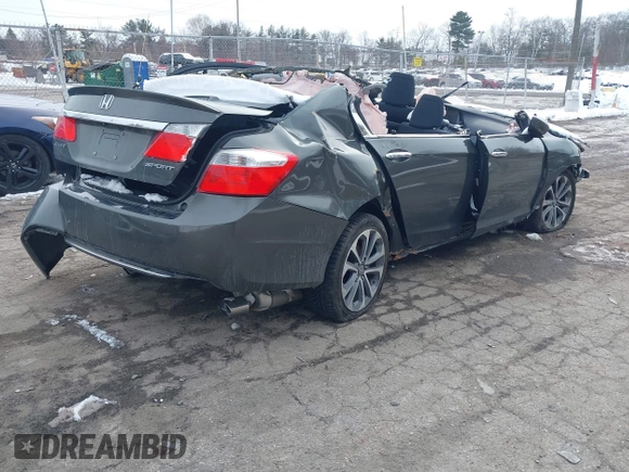 2014 Honda Accord Sport with VIN 1HGCR2F50EA204687, listed as a IAAI auction lot 41512004 with 120,714 mi miles and . Bid and sale history available at carsss.com. Image 4.