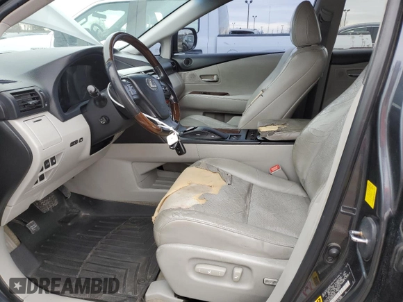 2010 Lexus RX 350 with VIN 2T2BK1BA8AC076261, listed as a Copart auction lot 47752265 with 332,193 mi miles and Clean Title. Bid and sale history available at DreamBid. Image 7.