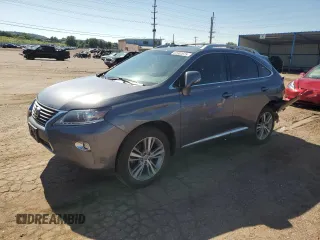 2015 Lexus RX 350 z VIN 2T2BK1BA1FC278334, wystawiony jako Copart lot #62602675 z przebiegiem 44 790 mil mil oraz Szkoda całkowita • Salvage title. Historia ofert i sprzedaży dostępna na DreamBid. Obrazek 1.