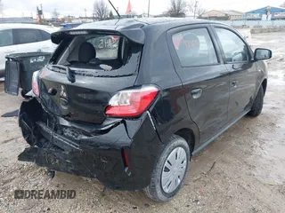 2024 Mitsubishi Mirage ES z VIN ML32AUHJ0RH001077, wystawiony jako IAAI lot #41719845 z przebiegiem 14 666 mil mil oraz . Historia ofert i sprzedaży dostępna na DreamBid. Obrazek 4.