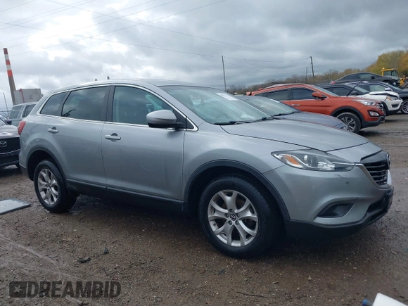 2014 Mazda CX-9 Touring with VIN JM3TB3CA8E0437272, listed as a IAAI auction lot 40833160 with 153,267 mi miles. Bid and sale history available at carsss.com. Image 13.