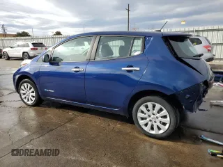 2016 Nissan LEAF SL with VIN 1N4BZ0CP8GC313075, listed as a Copart auction lot 86645824 with 38,002 mi miles and Salvage Title. Bid and sale history available at carsss.com. Image 2.