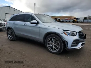2021 Mercedes-Benz GLC with VIN W1N0G6EB1MG012639, listed as a Copart auction lot 82378274 with 12,452 mi miles and Clean Title. Bid and sale history available at carsss.com. Image 4.
