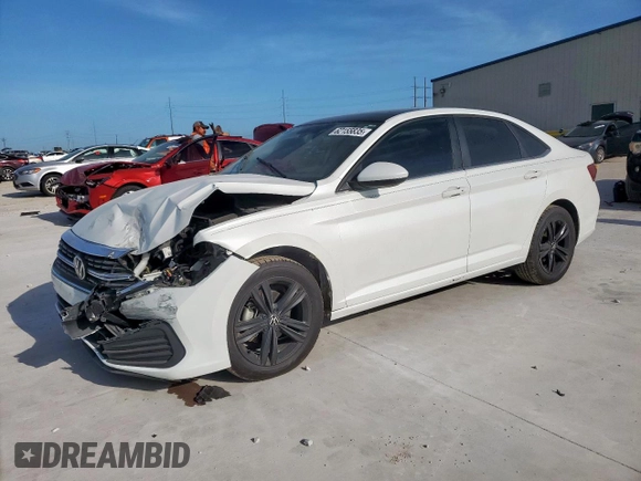 2023 Volkswagen Jetta SE with VIN 3VW7M7BUXPM012544, listed as a Copart auction lot 62155835 with 19,369 mi miles and Salvage title. Bid and sale history available at DreamBid. Image 1.