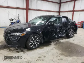 2024 Honda Civic EX z VIN 2HGFE1F7XRH303951, wystawiony jako Copart lot #58736045 z przebiegiem 5 871 mil mil oraz Szkoda całkowita • Salvage title. Historia ofert i sprzedaży dostępna na DreamBid. Obrazek 1.