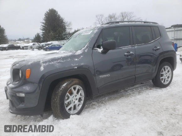 2022 Jeep Renegade Sport with VIN ZACNJCA15NPN89797, listed as a Copart auction lot 82684823 with 7,019 mi miles and . Bid and sale history available at DreamBid. Image 1.