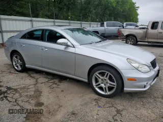 2006 Mercedes-Benz CLS 500 with VIN WDDDJ75X06A061287, listed as a Copart auction lot 54863095 with 74,200 mi miles and Salvage title. Bid and sale history available at DreamBid. Image 4.