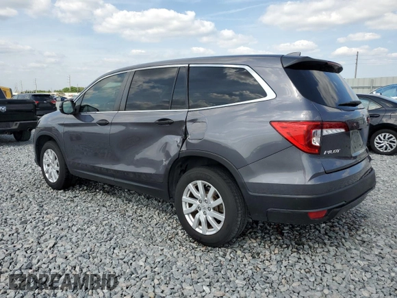 2019 Honda Pilot LX with VIN 5FNYF5H19KB016889, listed as a Copart auction lot 53972975 with 75,721 mi miles and Salvage Title. Bid and sale history available at DreamBid. Image 2.
