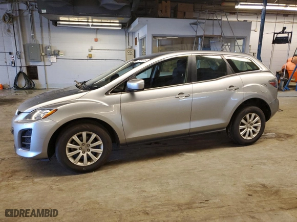 2010 Mazda CX-7 Sport with VIN JM3ER2W59A0349158, listed as a Copart auction lot 76064354 with 153,211 mi miles and Salvage Title. Bid and sale history available at carsss.com. Image 1.