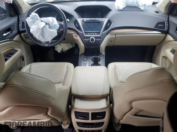2019 Acura MDX Technology with VIN 5J8YD4H71KL032653, listed as a Copart auction lot 45511055 with Not provided miles and Salvage title. Bid and sale history available at DreamBid. Image 8.
