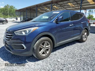 2017 Hyundai Santa Fe 2.4L z VIN 5XYZT3LB2HG496566, wystawiony jako Copart lot #57759925 z przebiegiem 129 094 mil mil oraz Szkoda całkowita • Salvage title. Historia ofert i sprzedaży dostępna na DreamBid. Obrazek 1.