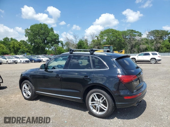 2014 Audi Q5 Premium Plus with VIN WA1LFAFP2EA114549, listed as a Copart auction lot 64859955 with 116,988 mi miles and Clean title. Bid and sale history available at DreamBid. Image 2.