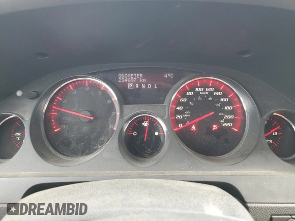 2007 GMC Acadia SLT with VIN 1GKEV33777J160452, listed as a Copart auction lot 53567125 with 234,697 mi miles and Salvage Title. Bid and sale history available at carsss.com. Image 9.