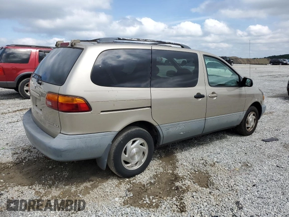 2000 Toyota Sienna LE z VIN 4T3ZF13C7YU259075, wystawiony jako Copart lot #58416105 z przebiegiem 235 788 mil mil oraz Szkoda całkowita • Salvage title. Historia ofert i sprzedaży dostępna na DreamBid. Obrazek 3.