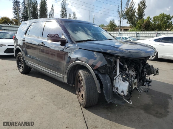 2018 Ford Police Interceptor Utility with VIN 1FM5K8AR6JGC56420, listed as a Copart auction lot 47540815 with 0 mi miles and Salvage Title. Bid and sale history available at carsss.com. Image 4.
