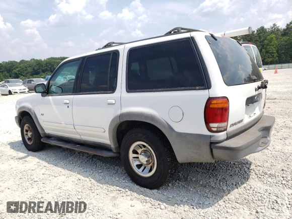 2001 Ford Explorer XLS with VIN 1FMZU72E11ZA76025, listed as a Copart auction lot 61963445 with 266,687 mi miles and Salvage title. Bid and sale history available at DreamBid. Image 2.