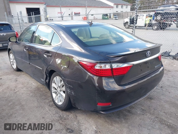 2014 Lexus ES 300h with VIN JTHBW1GG7E2040277, listed as a IAAI auction lot 41867667 with 104,623 mi miles and . Bid and sale history available at DreamBid. Image 3.