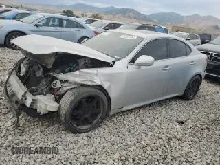 2007 Lexus IS 250 with VIN JTHCK262475011672, listed as a Copart auction lot 62937394 with 0 mi miles and Salvage Title. Bid and sale history available at carsss.com. Image 1.