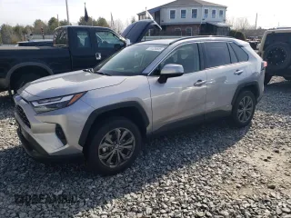 2025 Toyota RAV4 Hybrid XLE Premium with VIN JTMB6RFV8SD158578, listed as a Copart auction lot 51228655 with 1,135 mi miles and Salvage title. Bid and sale history available at DreamBid. Image 1.