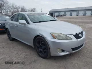 2006 Lexus IS 250 with VIN JTHCK262665006892, listed as a IAAI auction lot 41695517 with 197,821 mi miles and . Bid and sale history available at DreamBid. Image 1.
