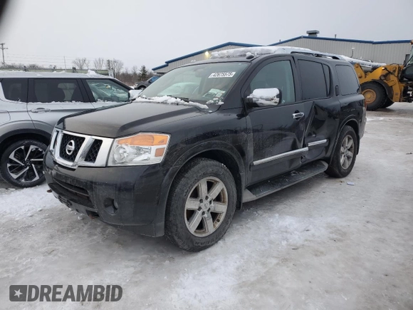 2010 Nissan Armada SE z VIN 5N1AA0NC8AN603668, wystawiony jako Copart lot #42675575 z przebiegiem 149 914 mil mil oraz Szkoda całkowita • Salvage title. Historia ofert i sprzedaży dostępna na DreamBid. Obrazek 1.