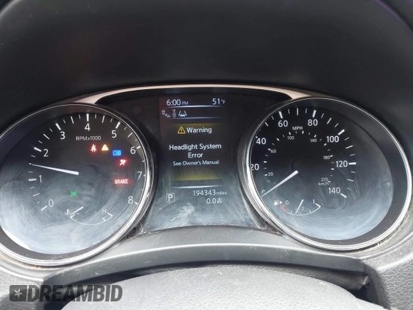 2015 Nissan Rogue SL with VIN 5N1AT2MTXFC778126, listed as a IAAI auction lot 41208510 with 194,343 mi miles. Bid and sale history available at carsss.com. Image 7.