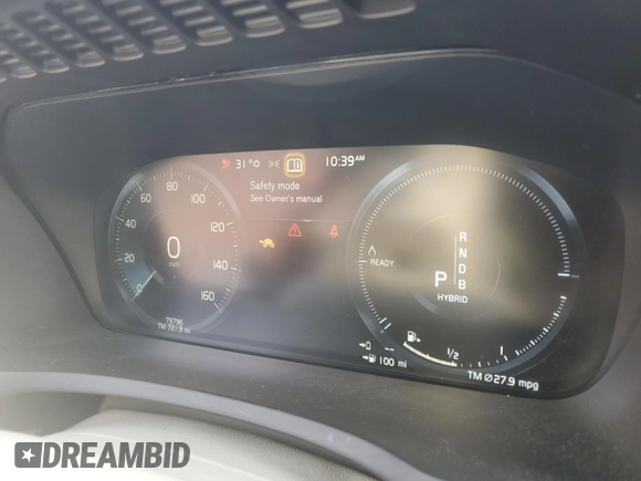 2017 Volvo XC90 Inscription with VIN YV4BC0PL9H1160008, listed as a Copart auction lot 86709564 with 79,796 mi miles and Salvage Title. Bid and sale history available at carsss.com. Image 9.
