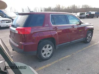 2016 GMC Terrain SLE with VIN 2GKALMEK9G6298423, listed as a IAAI auction lot 40803806 with 164,798 mi miles and . Bid and sale history available at carsss.com. Image 4.