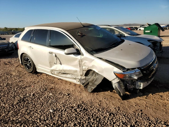 2014 Ford Edge Sport with VIN 2FMDK3AK6EBB56994, listed as a Copart auction lot 83907524 with 80,471 mi miles and Salvage Title. Bid and sale history available at carsss.com. Image 4.