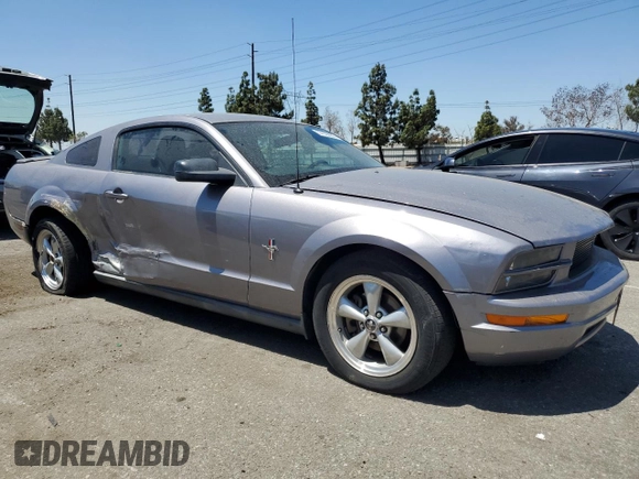2007 Ford Mustang Deluxe with VIN 1ZVFT80N775319949, listed as a Copart auction lot 57623665 with 128,972 mi miles and Salvage title. Bid and sale history available at DreamBid. Image 4.