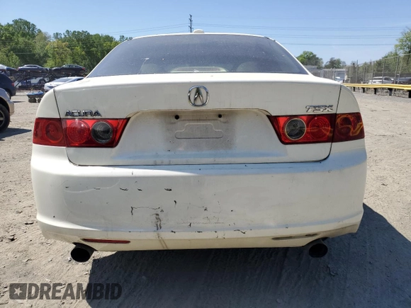 2006 Acura TSX Navi with VIN JH4CL96966C020306, listed as a Copart auction lot 54377925 with 220,301 mi miles and Salvage title. Bid and sale history available at DreamBid. Image 6.
