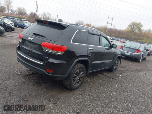 2018 Jeep Grand Cherokee Limited with VIN 1C4RJFBG6JC441584, listed as a IAAI auction lot 40892927 with 72,544 mi miles and . Bid and sale history available at DreamBid. Image 4.