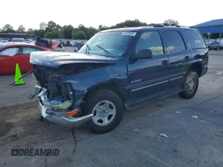 2001 Chevrolet Tahoe LS z VIN 1GNEC13T81J239680, wystawiony jako Copart lot #59090885 z przebiegiem 280 048 mil mil oraz Szkoda całkowita • Salvage title. Historia ofert i sprzedaży dostępna na DreamBid. Obrazek 1.
