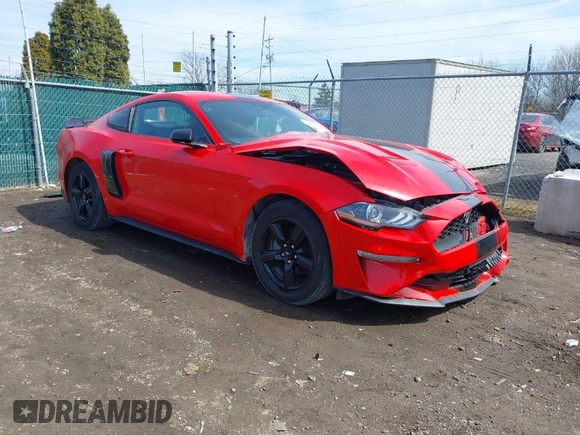 2019 Ford Mustang EcoBoost with VIN 1FA6P8TH6K5197340, listed as a IAAI auction lot 41846843 with 85,272 mi miles and . Bid and sale history available at carsss.com. Image 1.