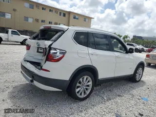 2011 BMW X3 28i with VIN 5UXWX5C51BL711233, listed as a Copart auction lot 51435145 with 135,876 mi miles and Salvage Title. Bid and sale history available at carsss.com. Image 3.