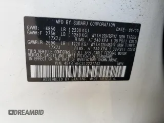 2020 Subaru Outback Premium с VIN 4S4BTAEC3L3231742, выставлен на аукционе Copart как лот 59351505 с пробегом 48 213 миль миль и Чистый • Clean title. История ставок и продаж доступна на DreamBid. Изображение 13.