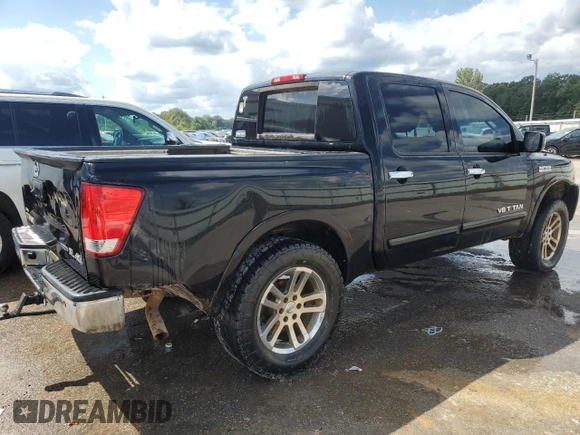 2015 Nissan Titan SL with VIN 1N6BA0EC9FN500417, listed as a Copart auction lot 72916604 with 190,701 mi miles and Salvage Title. Bid and sale history available at carsss.com. Image 3.