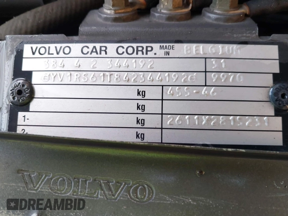 2004 Volvo S60 с VIN YV1RS61T842344192, выставлен на аукционе IAAI как лот 41278520 с пробегом Не указан миль и . История ставок и продаж доступна на DreamBid. Изображение 9.