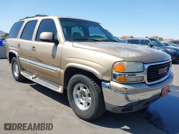 2001 GMC Yukon SLT with VIN 1GKEC13T71J113257, listed as a IAAI auction lot 41975910 with 195,509 mi miles. Bid and sale history available at carsss.com. Image 1.