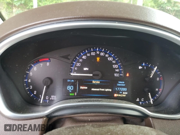 2014 Cadillac SRX Premium Collection with VIN 3GYFNDE32ES651159, listed as a Copart auction lot 61543815 with 177,289 mi miles and Salvage title. Bid and sale history available at DreamBid. Image 9.