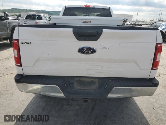 2019 Ford F-150 XL with VIN 1FTEX1E58KKE13934, listed as a Copart auction lot 59095125 with Not provided miles and Salvage title. Bid and sale history available at DreamBid. Image 6.