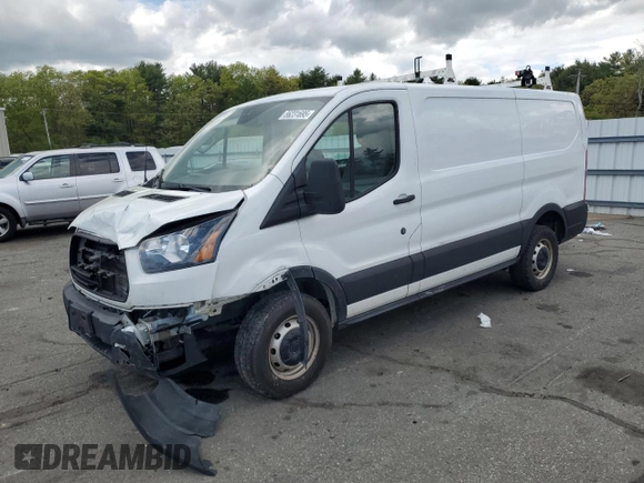 2019 Ford Transit with VIN 1FTYR1YMXKKB37492, listed as a Copart auction lot 56231695 with Not provided miles and Salvage title. Bid and sale history available at DreamBid. Image 1.